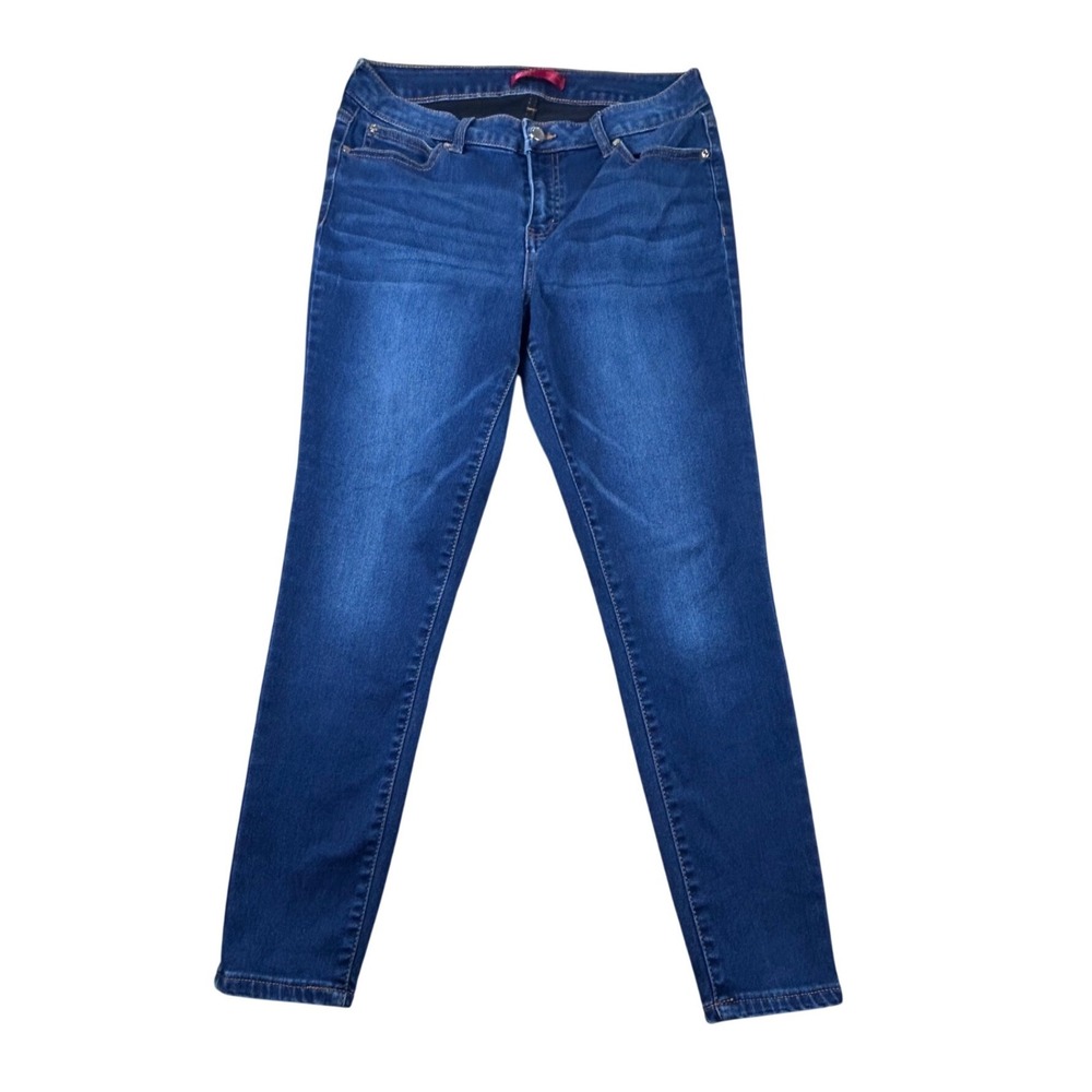 Jennifer Lopez Skinny Ankle Jeans Womens 10 Dark Wash Stretch Denim JLO 1537